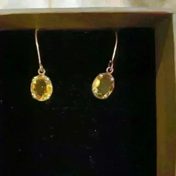 NWT MADE IN EARTH CITRON EARRINGS - Picture 2 of 3